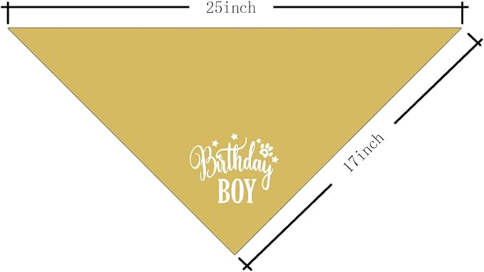 Birthday Boy Dog Bandanas, Dog Birthday Bandana, Birthday Bandana - Image 2