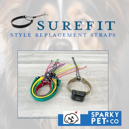 Sparky Pet Co - ECollar Replacement Strap -Black Surefit- Waterproof - - Image 7
