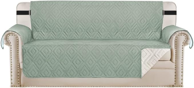 H.VERSAILTEX Reversible Sofa Slipcover Furniture Protector Water Resistant 2 by HVERSAILTEX