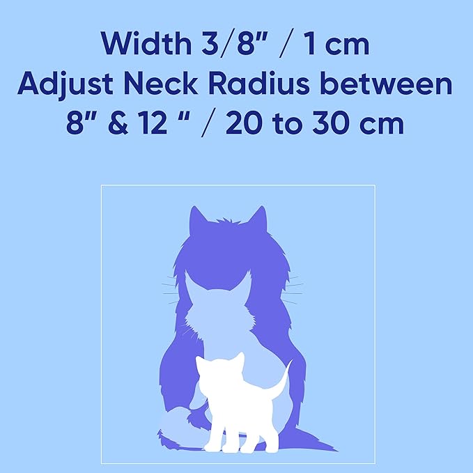 Pawtitas Reflective Orange Cat Collar - Image 6