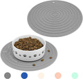 Ptlom Pet Food Mat for Dog and Cat Placemat 2 Pcs, Mat for Prevent Food and by PTLOM