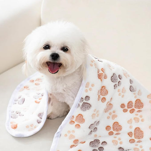 12 Pcs Small Dog Blanket Fleece Puppy Blankets Washable Pet Blankets - Image 2