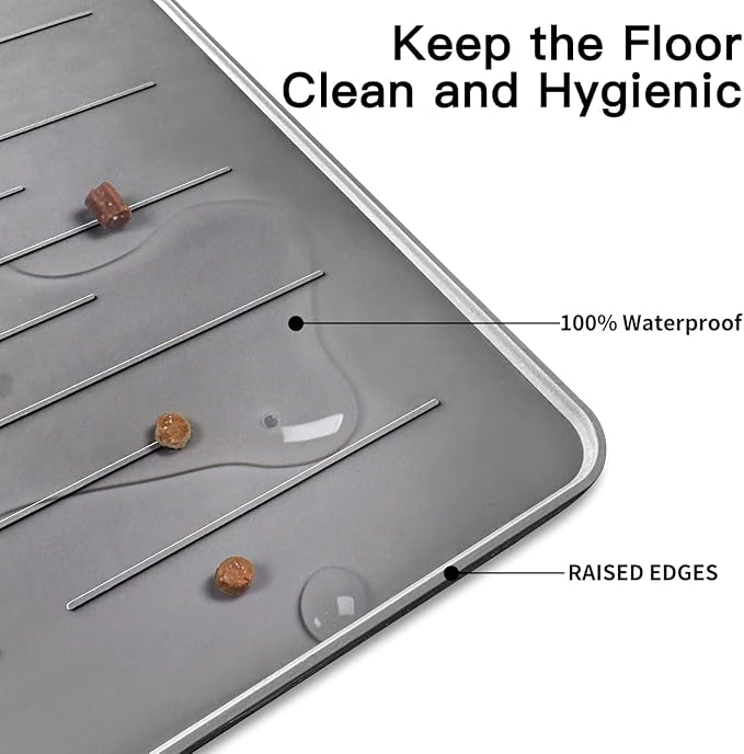 XXXL Pet Food Mat, Nonslip Pet Feeding Mats - Image 3