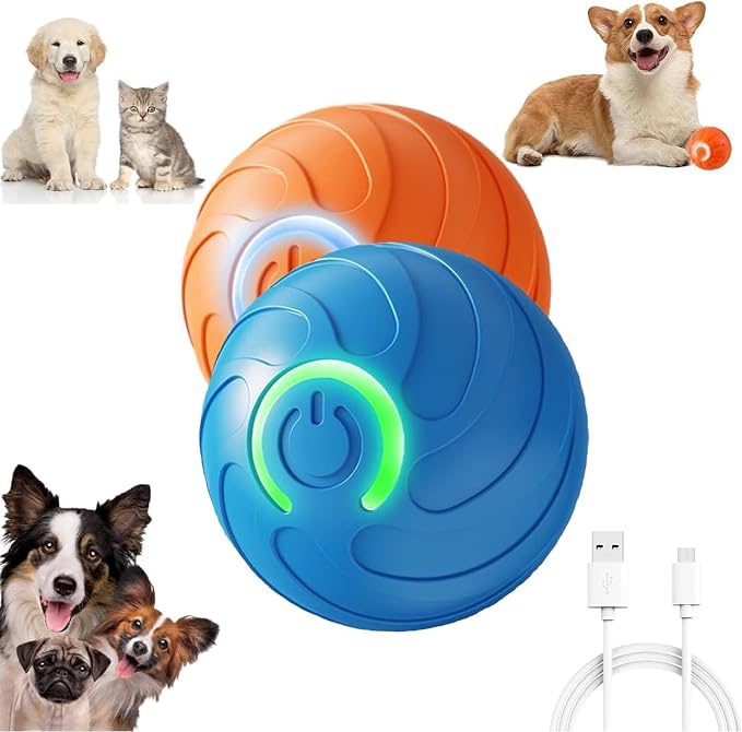 Smart Jumping Ball Toy for Dogs, Duraspin Dog Bouncing Ball, Interactive - Image 8