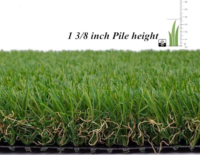 ALTRUISTIC Artificial Grass 15FTX73FT, Realistic Fake Grass Deluxe Turf - Image 2