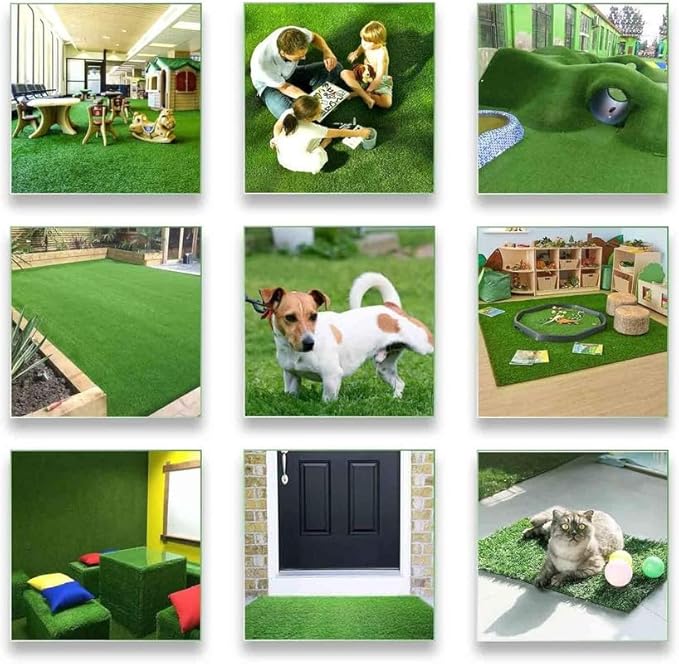 ALTRUISTIC Artificial Grass 15FTX42FT, Realistic Fake Grass Deluxe Turf - Image 6