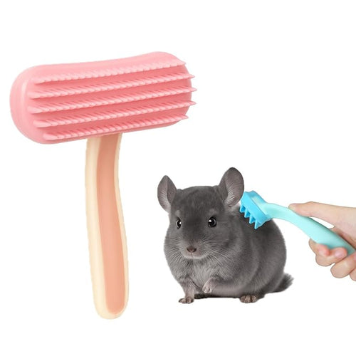 2 Pack Bunny and Chinchilla Grooming Brush – Soft Silicone De-Shedding Bath & by Unknown