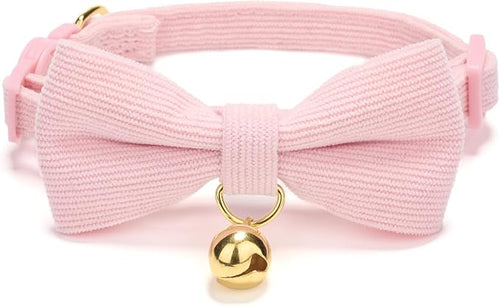 2 Pack Soft Corduroy Cat Collars - Image 2