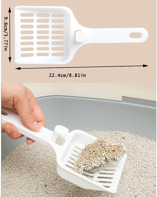 2 Pack Cat Litter Scoop Non-Stick Cat Sifting Litter Scoop Shovel - Image 2