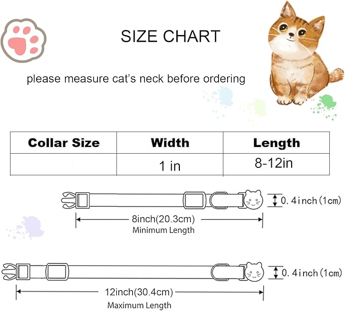Christmas Cat Collar-2 Pack Cat Collar Red and Green Linnet - Image 7