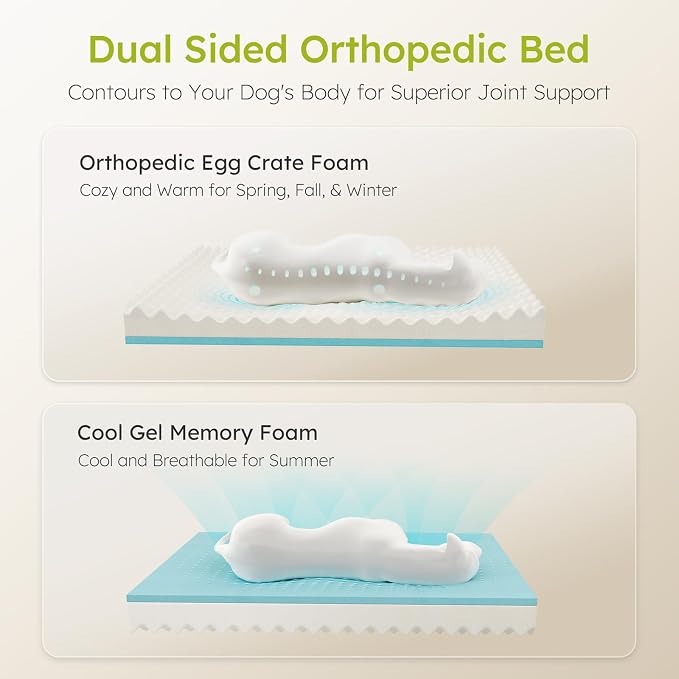 Jumbo Dog Bed for Extra Large Dogs, Orthopedic Dog Bed - Image 2