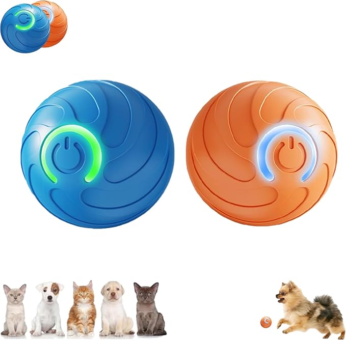 Smart Jumping Ball Toy for Dogs, Duraspin Dog Bouncing Ball, Interactive by AUTRETY