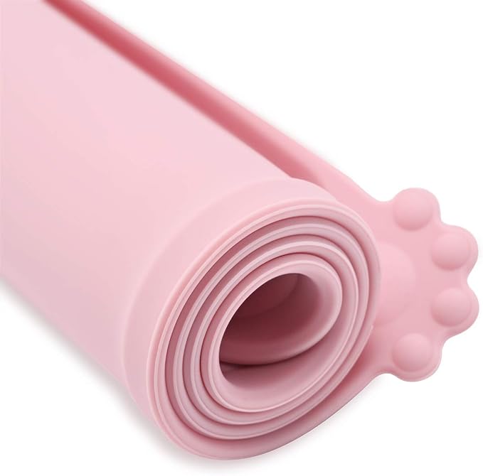 Silicone Waterproof Dog Cat Pet Feeding Mats, Non Slip, Easy Clean Pet Dog Cat - Image 2