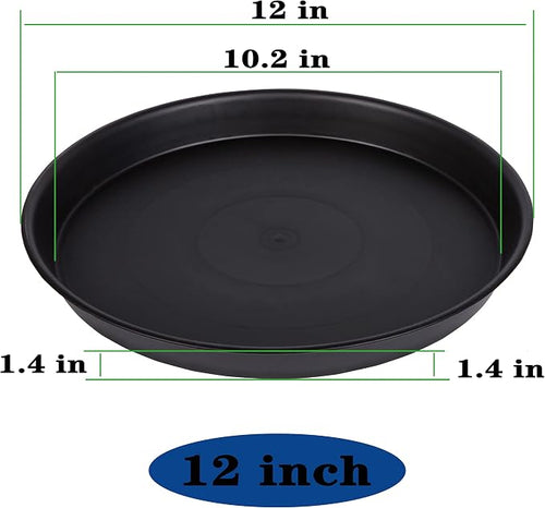 2 Pack of Bird Bath Bowl 12", 1.6" Depth, 10 12 inch Birdbath Bowls Dish Only - Image 2