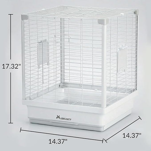 17.3" Portable Travel Bird Cage, Parrot Cage, Ample Room - Image 2