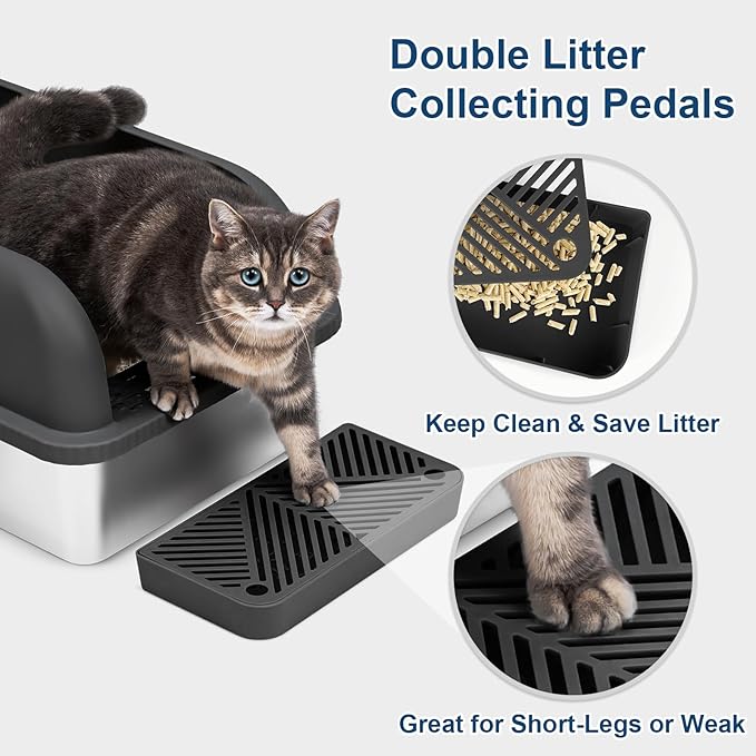 Stainless Steel Cat Litter Box - Image 3