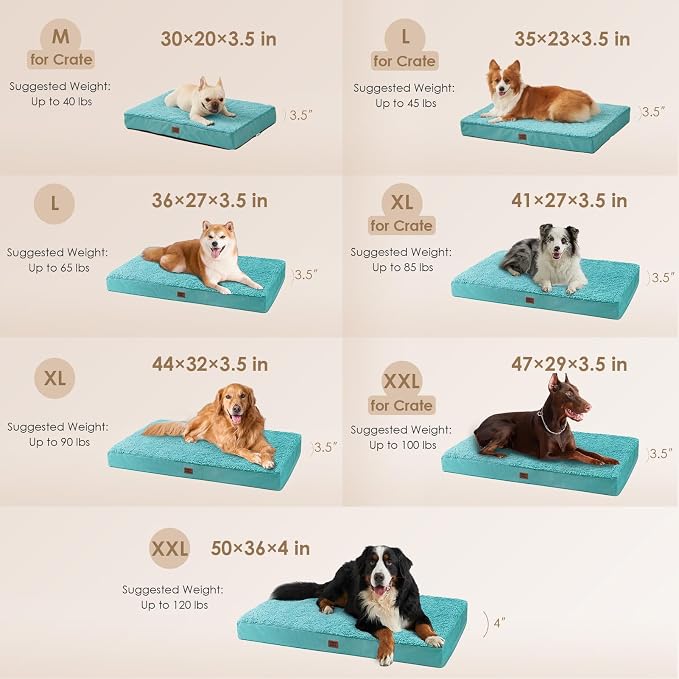 EHEYCIGA Orthopedic Dog Beds for Large Dogs - Image 2
