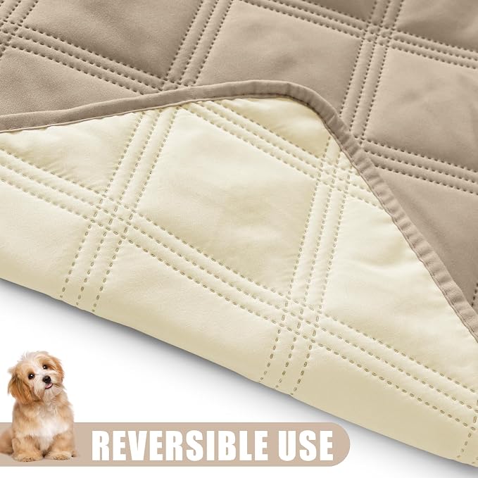 Smiry Waterproof Dog Bed Cover Blanket 40x80, Soft Reversible Pet Blanket - Image 3