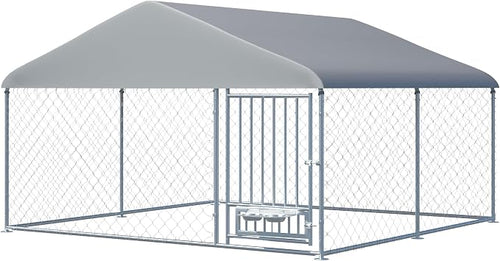 10FT x 10FT Outdoor Dog Kennel by Erinnyees