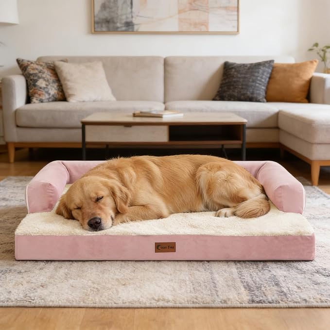 Orthopedic Dog Beds for Extra Large Dogs, Waterproof Egg Crate Foam XL Dog Bed - Image 9
