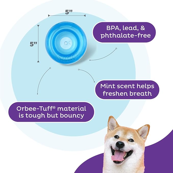 Outward Hound by Planet Dog Snoop Dog Toy – Treat‑Dispenser Puzzle Ball - Image 3