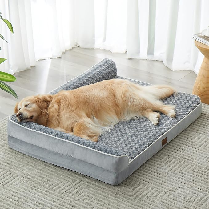 BFPETHOME Orthopedic Dog Beds for Extra Large Dogs, Waterproof Sofa XXL Dog Bed by BFPETHOME