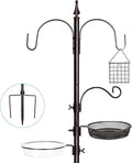 Bird Feeder Stand Pole, 77 Inch Feeding Station Kit by YINGYM