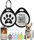 QR Code Dog ID Tag for Collar, Smart Pet ID by Taghelp