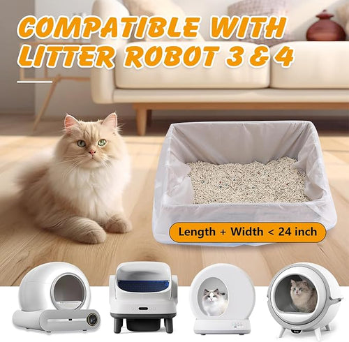 120 Pack Cat Litter Bags Compatible - Image 2