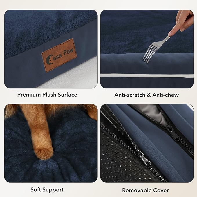 Orthopedic Dog Beds for Extra Large Dogs, Waterproof Egg Crate Foam XL Dog Bed - Image 6