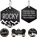 Ultra Joys Stainless Steel Pet ID Tag Dog Name Tags Personalized Front and Back by UltraJoys