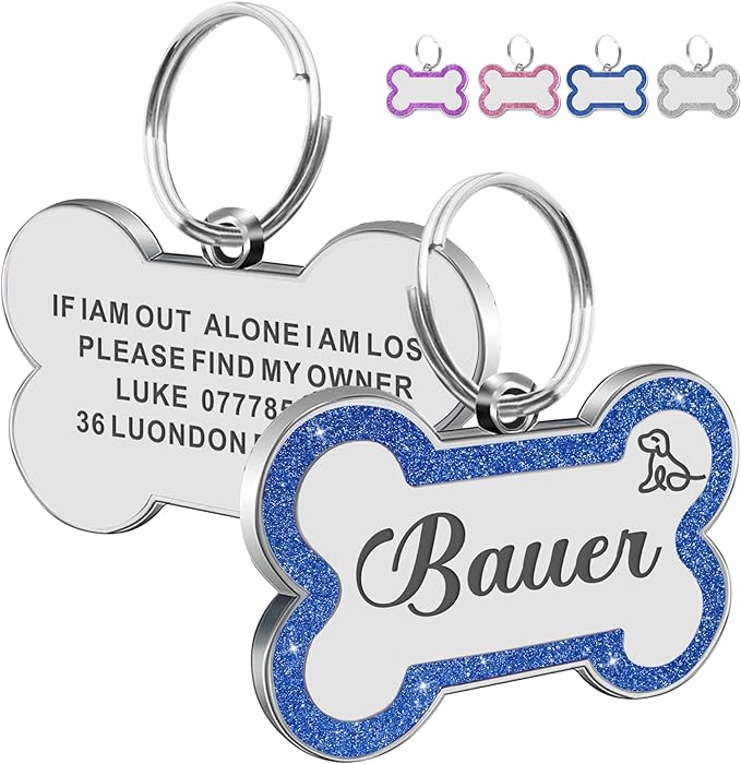 Dog Tags Personalized for Pets Dog Name Tags Personalized Dog Tag Engraved by EDSG