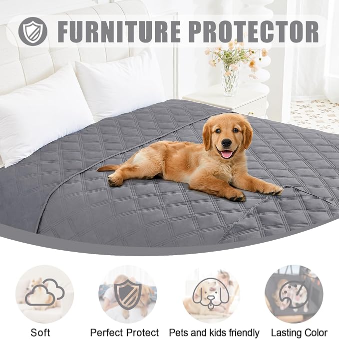 Smiry Waterproof Dog Bed Cover Blanket 40x80, Soft Reversible Pet Blanket - Image 8