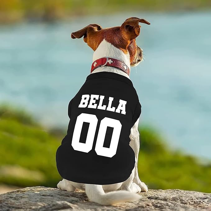 Customized Dog Jersey Shirt, Breathable Doggy Football Tee, Lightweight - Image 6