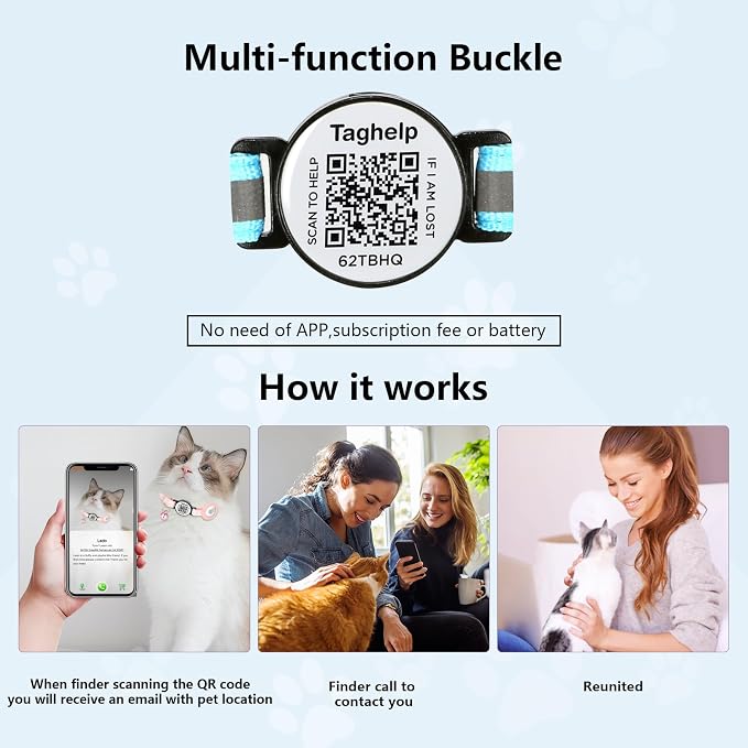 3 Pack Cotton Breakaway Cat Collars - Image 4