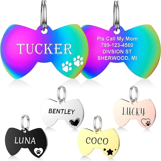 Dog Tags Engraved for Pets by YEHANTI