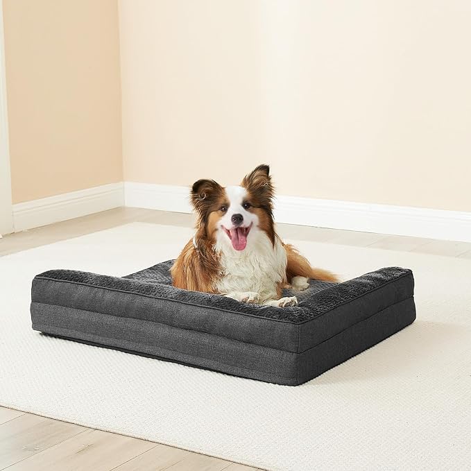 EHEYCIGA Memory Foam Dog Bed Large Size Dogs, Orthopedic Dog Bed Large - Image 8