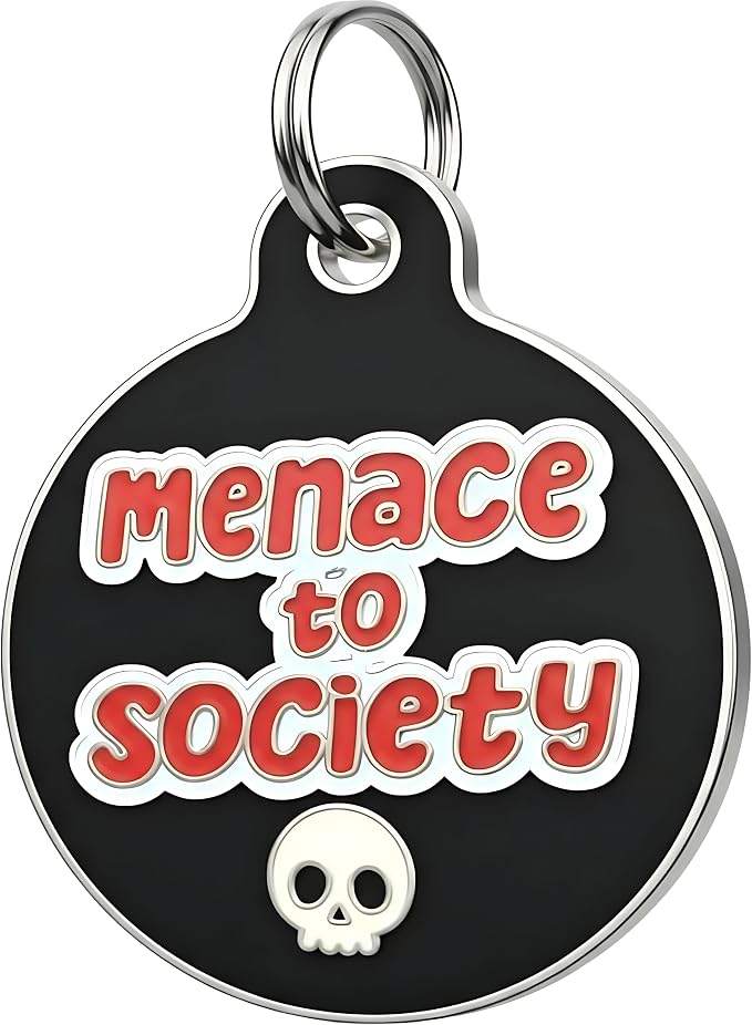 Bad Tags Personalized Dog and Cat ID Tags in 25+ Designs and 2 Sizes by BadTags