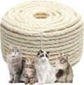 White Sisal Rope 1/6 Inch by 164-Feet by Juomid