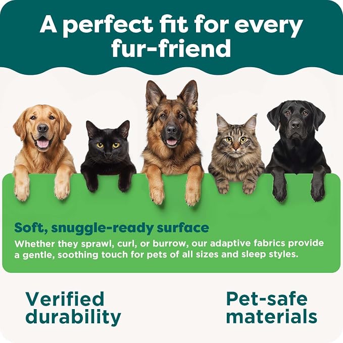 FurHaven Orthopedic Dog Bed for Medium Dogs, L-Shaped Chaise Mattress - Image 8