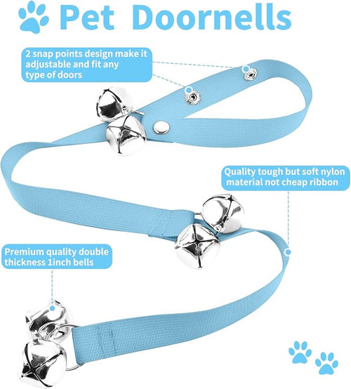 2 Pack Dog Doorbells, Pet Training Bells - Image 2