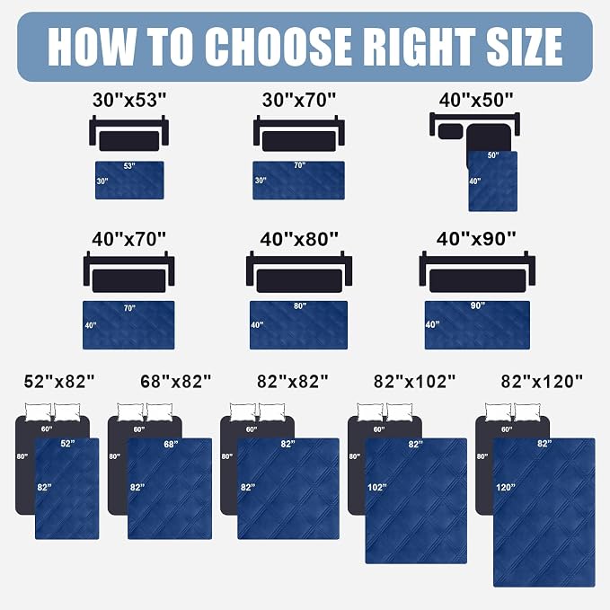 Smiry Waterproof Dog Bed Cover Blanket 30x53, Soft Reversible Pet Blanket - Image 6