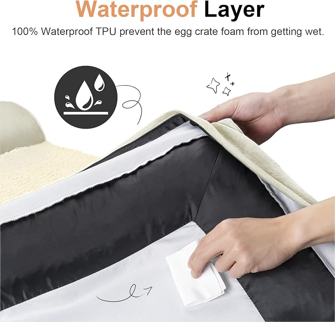 Large Dog Bed Orthopedic Washable: Beds Bolster XXL Bed Big XLarge Dogs Egg - Image 4