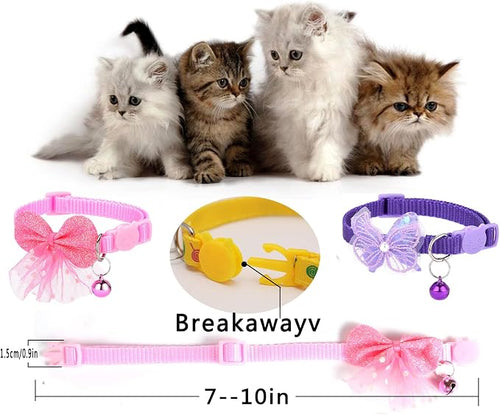 16 PCS Cute Cat Collars Breakaway - Image 2