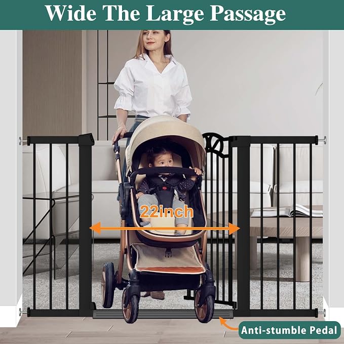 Fairy Baby 48.9"-51.5" Extra Wide Baby Gate - Image 5