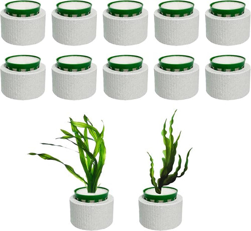 12 Pack New Upgrade Aquarium Plant Weights, Aquatic Plants Fixed Ring Set by QoTang