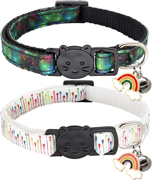 2 Pack Breakaway Cat Collar by Giecooh