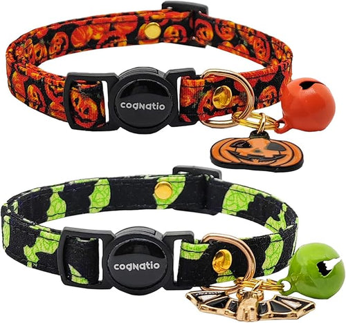 2 Pack Cotton Breakaway cat Collars by Cognatio