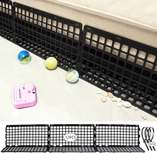12 Pcs Under Couch Blocker for Bed Adjustable Furniture Plastic Under Bed by AIFONG