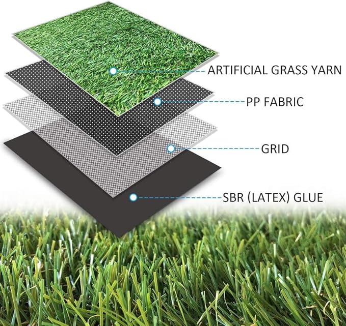 ALTRUISTIC Artificial Grass 3FTX48FT, Realistic Fake Grass Deluxe Turf - Image 3